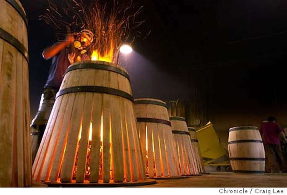 Oak wine barrels Aging Oak Wine Barrels Being Fire Roasted At Demptos Napa Cooperage At 1050 Soscol Ferry Road In Archive Rentals Playing With Fire Love It Or Hate It Oak Adds Dose Of Character Oak wine barrels Aging Oak Wine Barrels Being Fire Roasted At Demptos Napa Cooperage At 1050 Soscol Ferry Road In Archive Rentals Playing With Fire Love It Or Hate It Oak Adds Dose Of Character