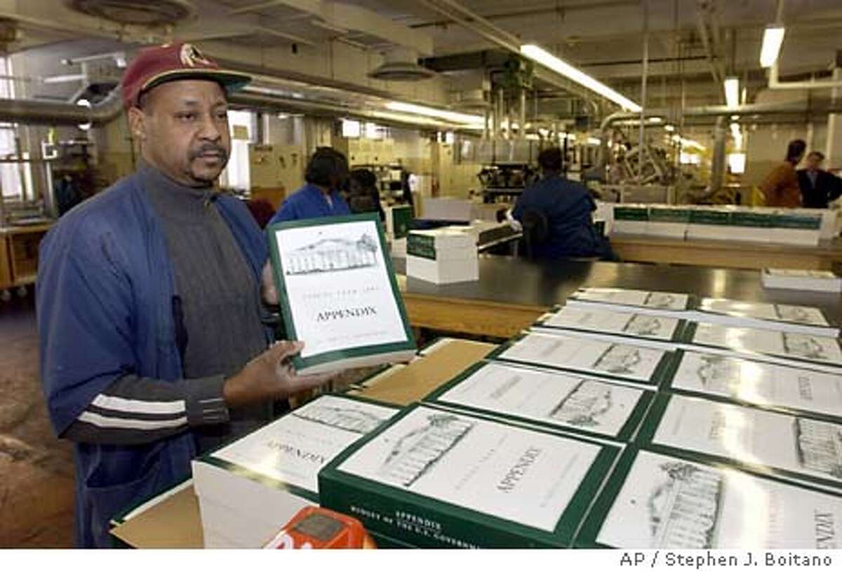 THE PRESIDENT'S 2005 BUDGET / Bush drafts U.S. budget in red ink / President proposes all-time ...