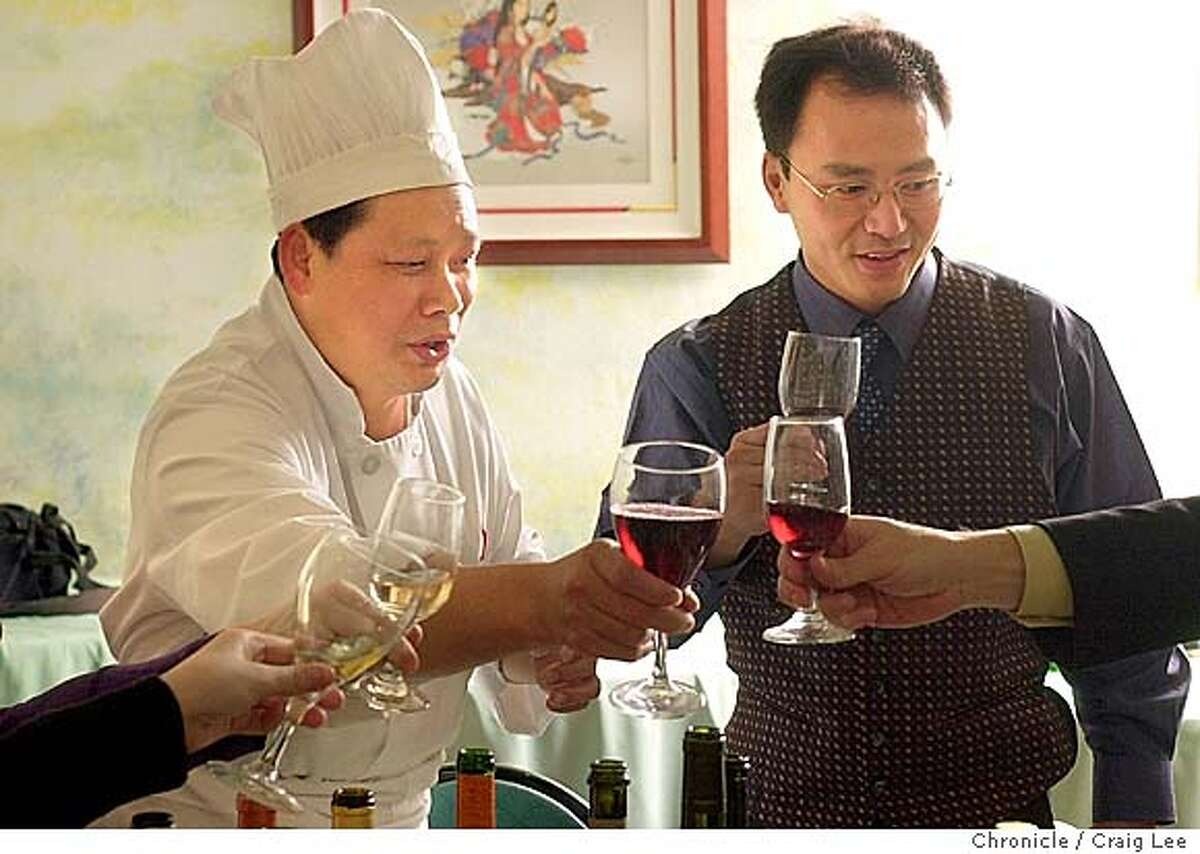 Toast to a New Year / Ten-course banquet demonstrates that wine does go with Chinese food