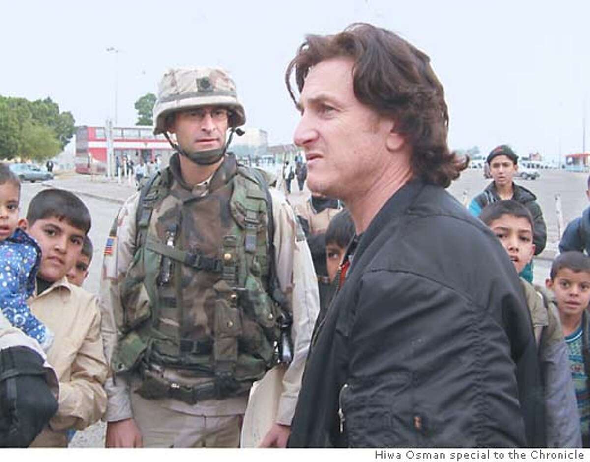 COMMENTARY / 2nd act A year later, Sean Penn returns to Iraq and files