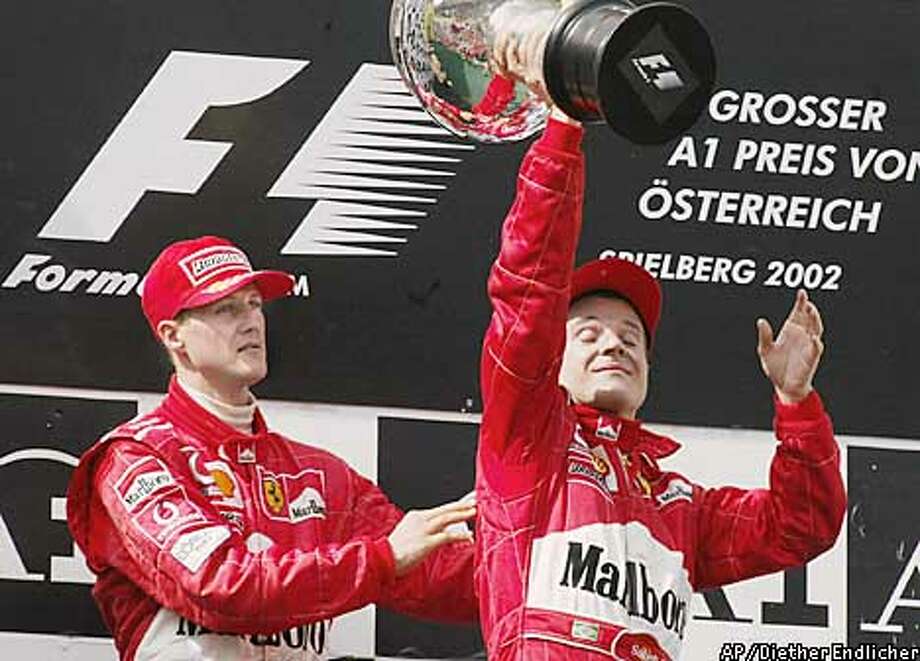 schumacher barrichello austria 2002