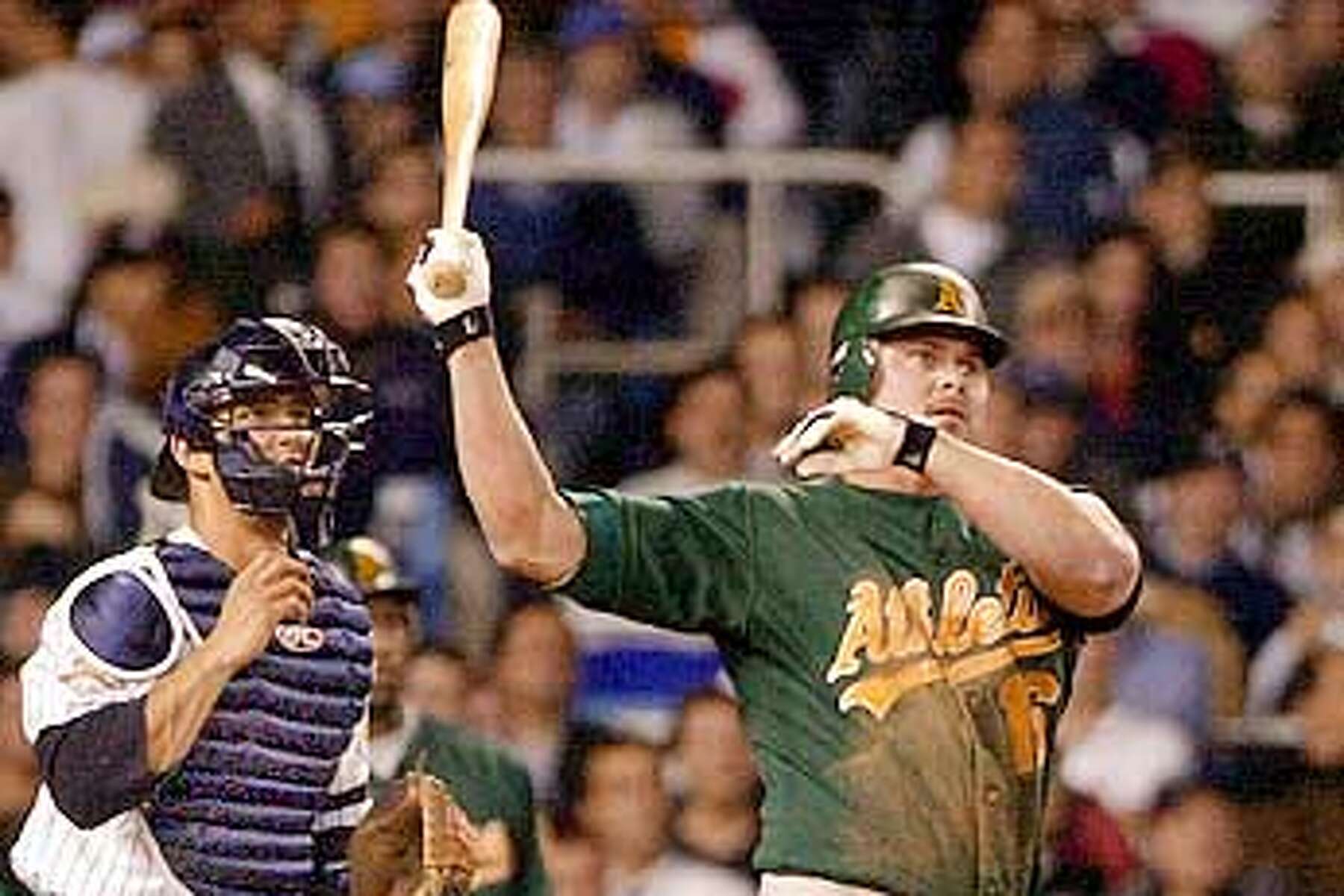 Do-over: The A's sign Jason Giambi to an extension in 2001 - The Athletic
