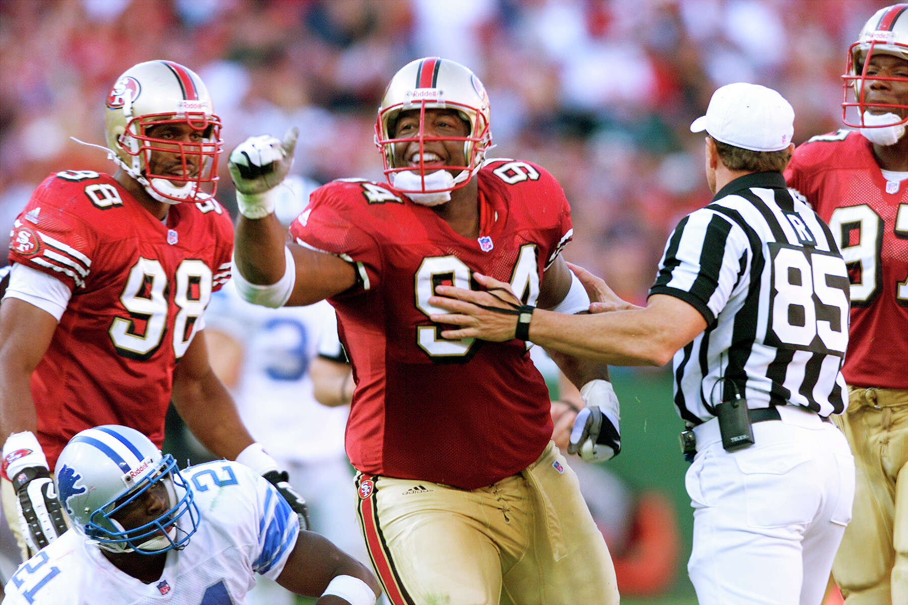 Dana Stubblefield - Football Player - San Francisco 49ers