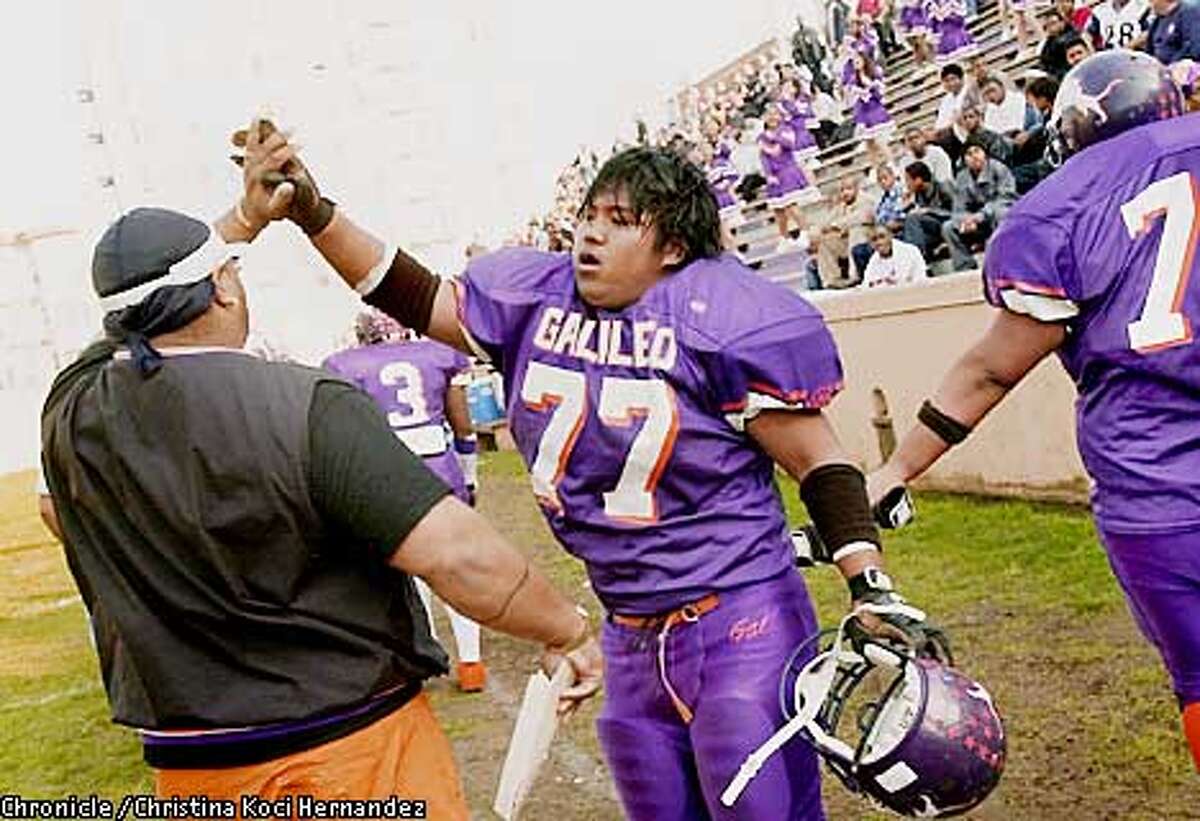 SPORTS / Galileo football players find teamwork pays off