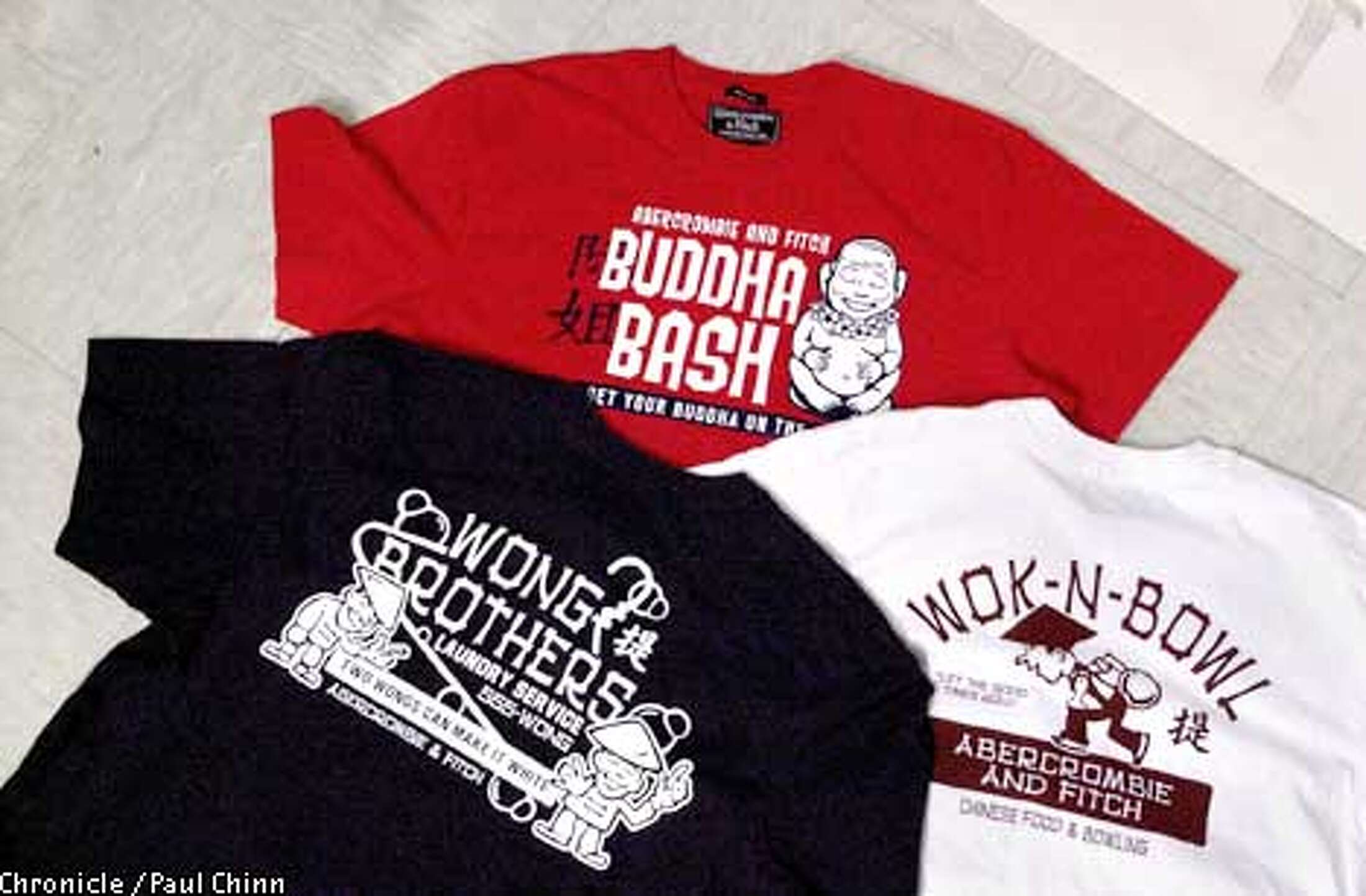 ABERCROMBIE & GLITCH / Asian Americans rip retailer for stereotypes on Tshirts