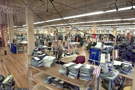 levis manufacturing factory