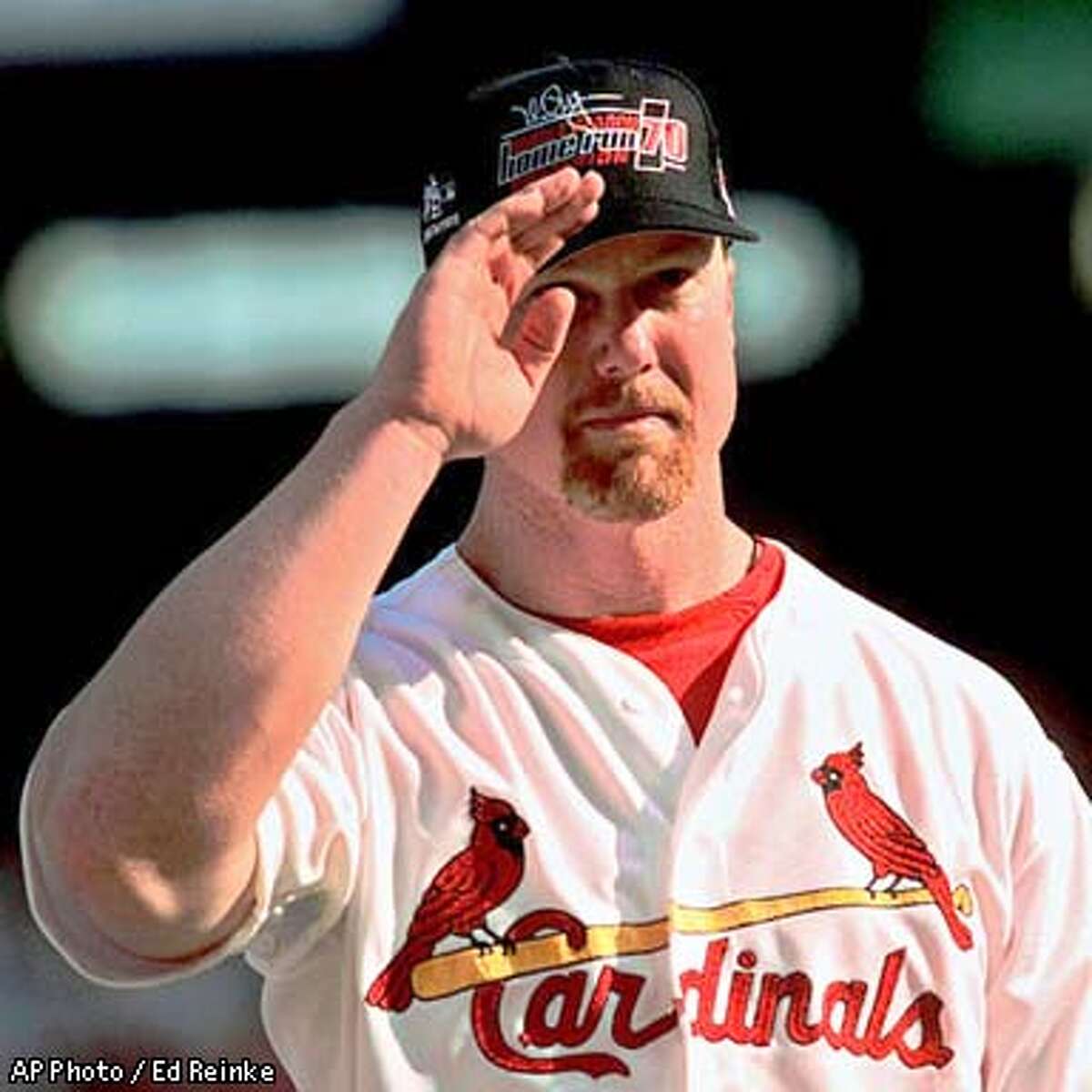 Big Mac calls it a career / Cardinals' slugger walks away only 17 homers  shy of 600