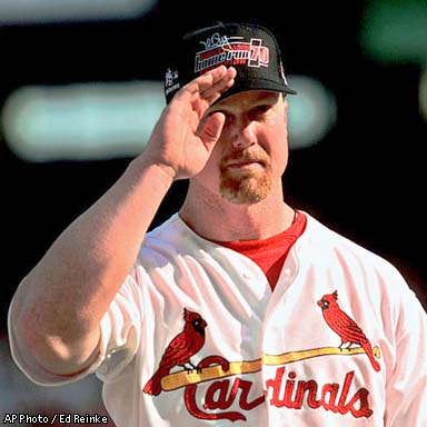 McGwire says new/old Cardinal Pujols can make 700 homers if he gets enough  at-bats