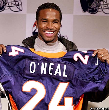 O'Neal passing his tests / Ex-Cal star now Broncos standout