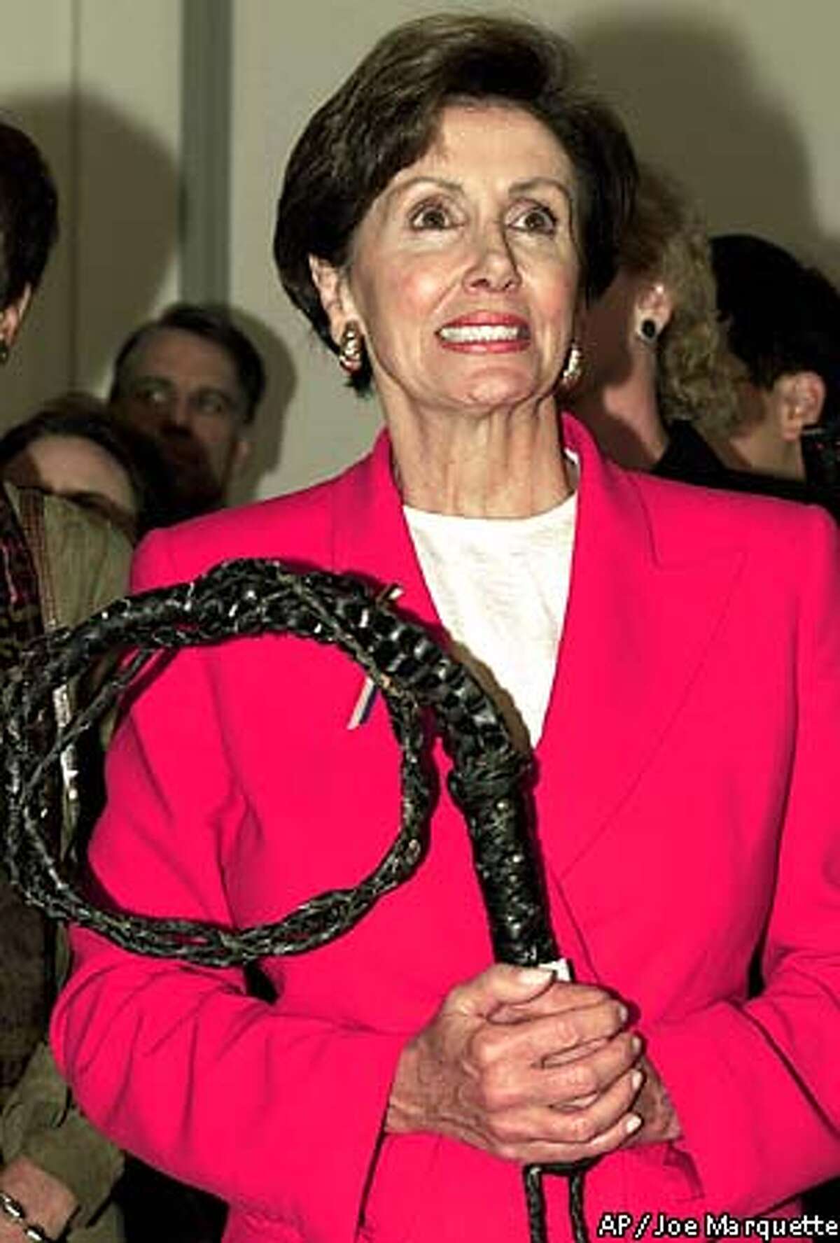 Pelosi breaks House glass ceiling / Democrats elect her as whip in 118