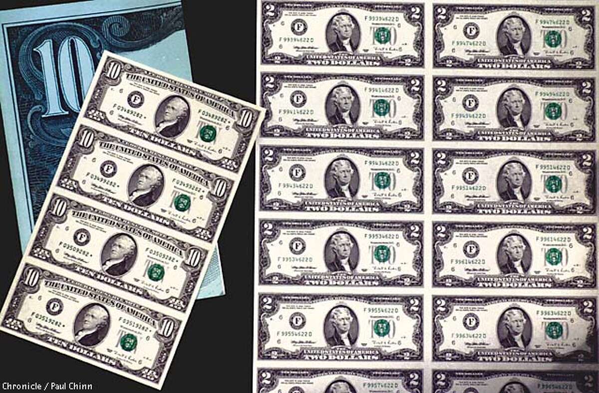Top dollar for rare greenback / Uncut dollars, 'lucky' bills at