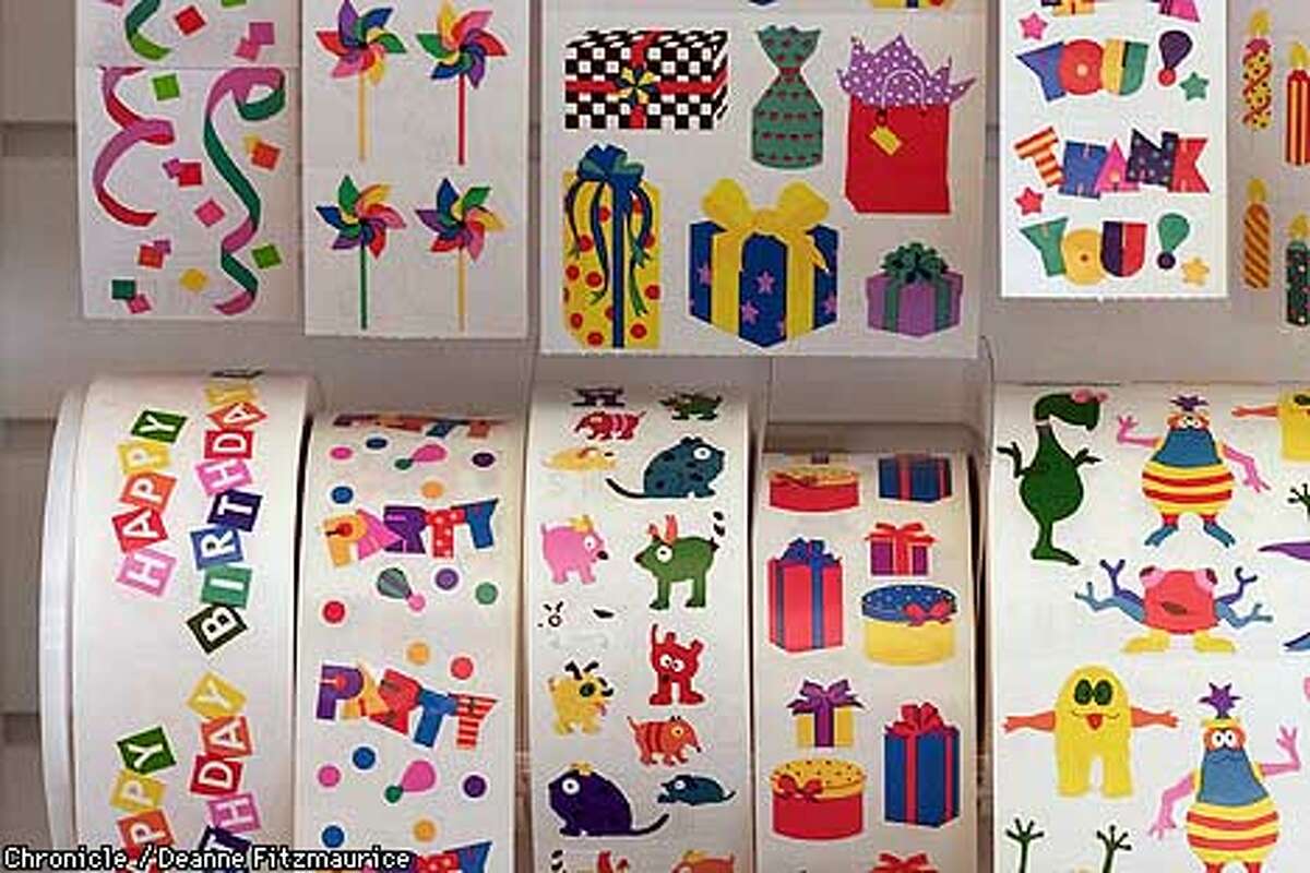 Stick'em up / Petaluma company sells millions of decorative stickers