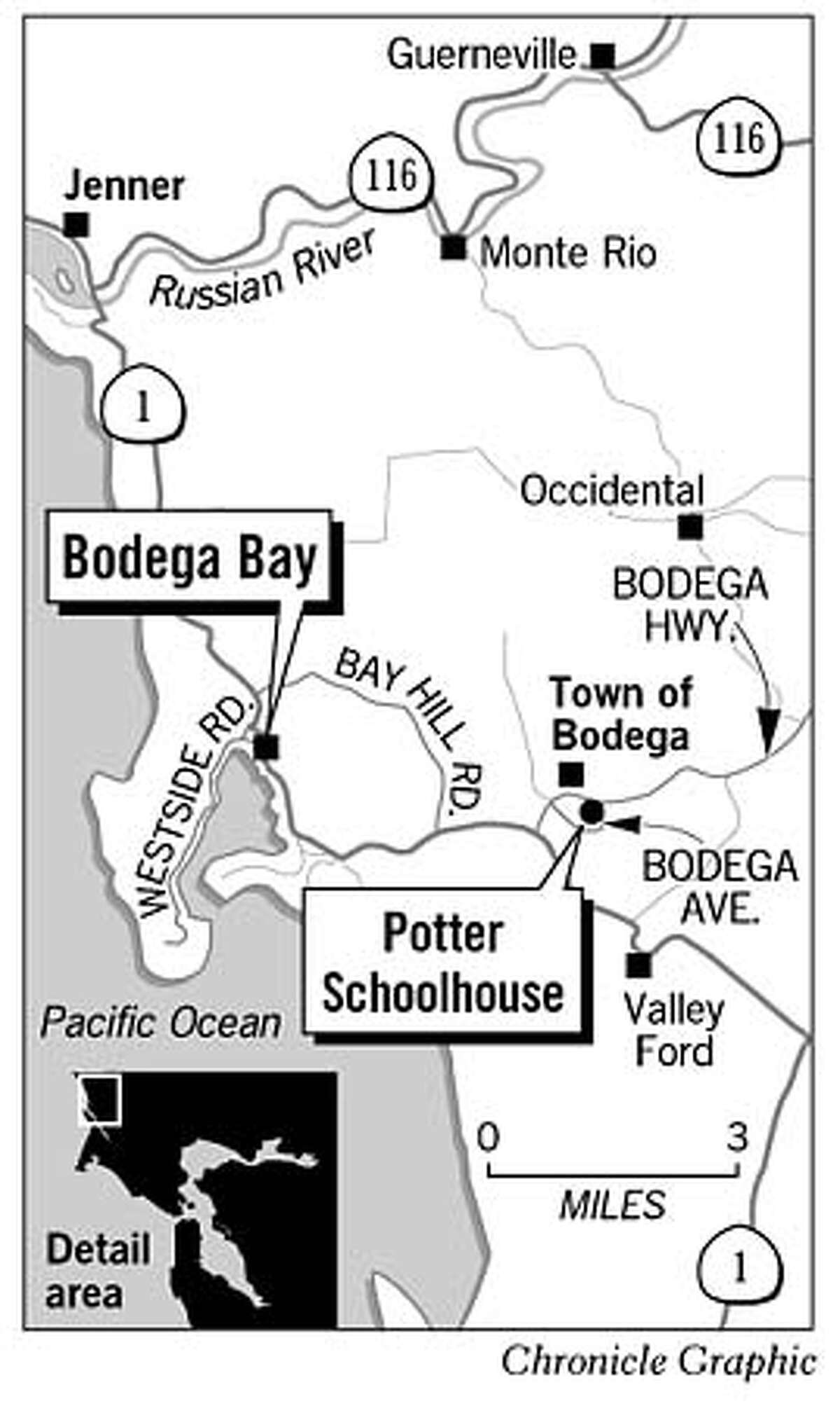 Bodega Bay. Chronicle Graphic