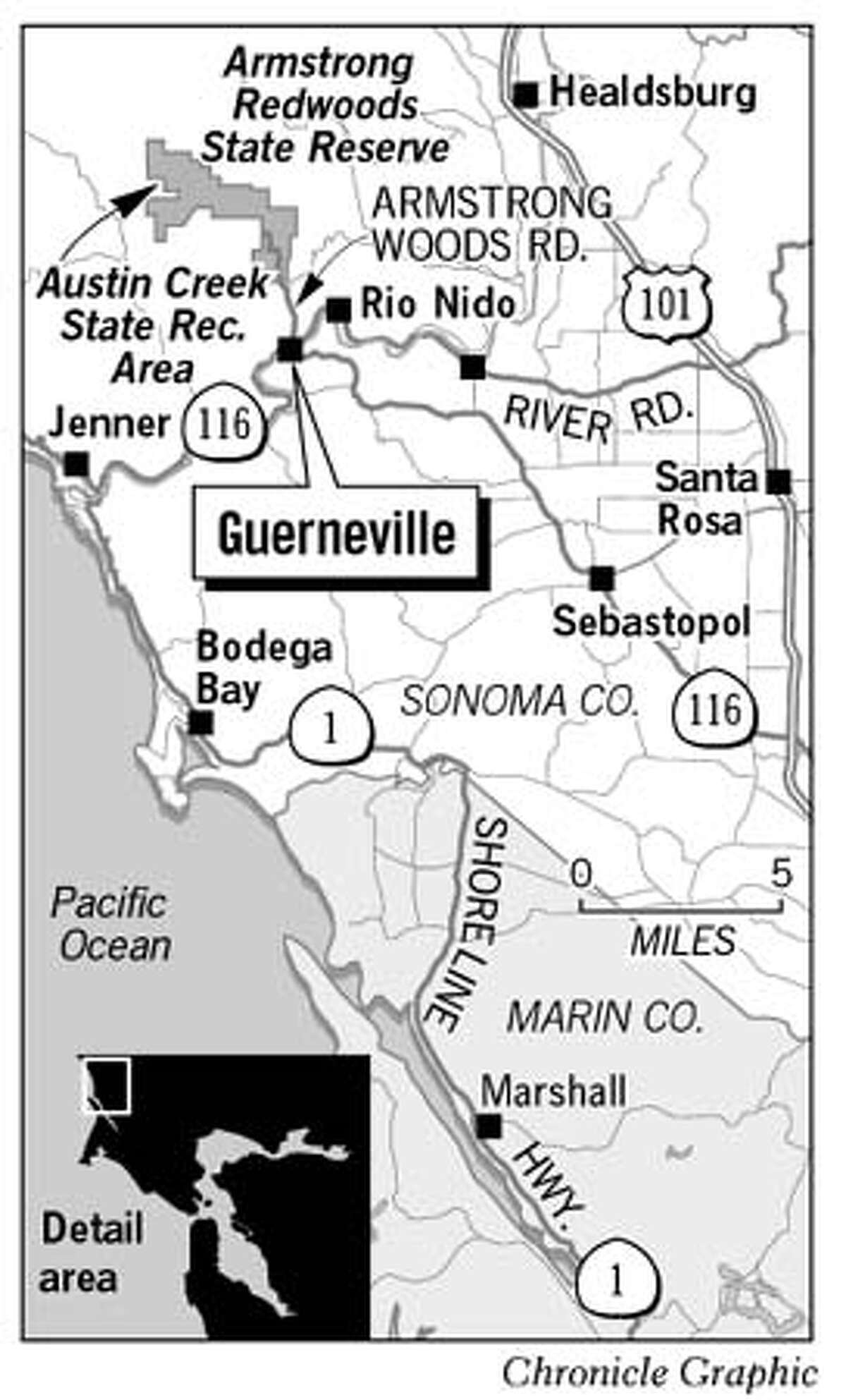 Guerneville. Chronicle Graphic