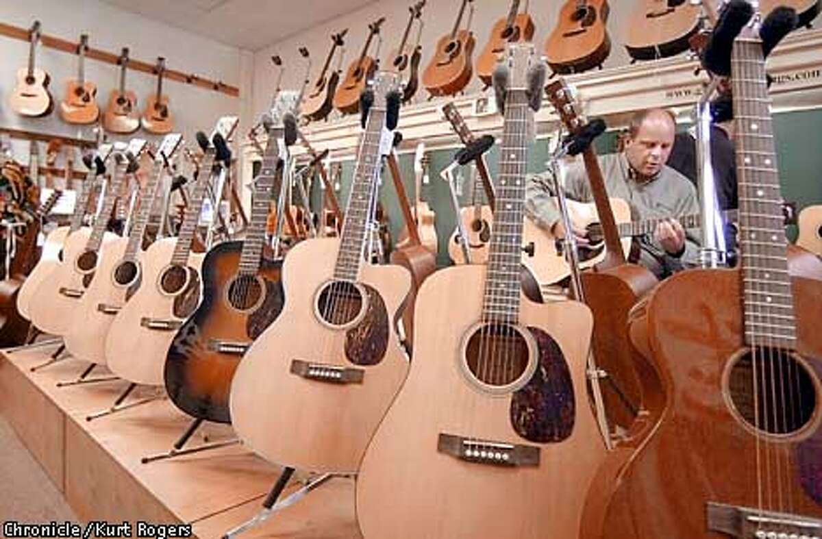 Guitarists' pick / Gryphon, a laidback Palo Alto shop that's served