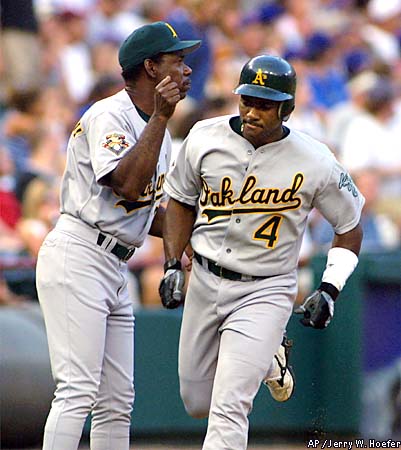 Jaha gets a send-off of 15 runs / A's win salutes retiring DH; Tejada ...