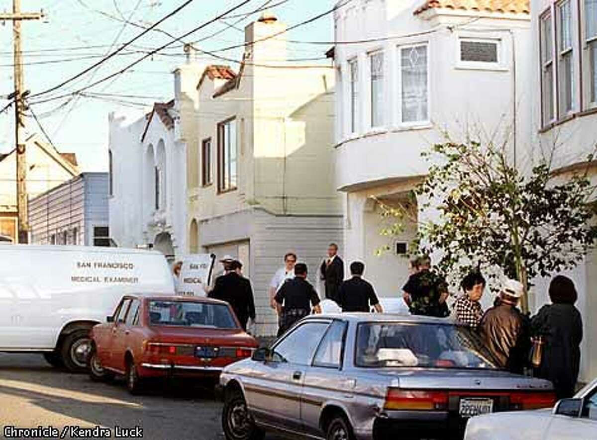 Authorities brought out the bodies of the four slain people after a slaying-suicide in San Francisco's Ingleside neighborhood. A 2-year-old girl was wounded in the shootings. Chronicle Photo by Kendra Luck