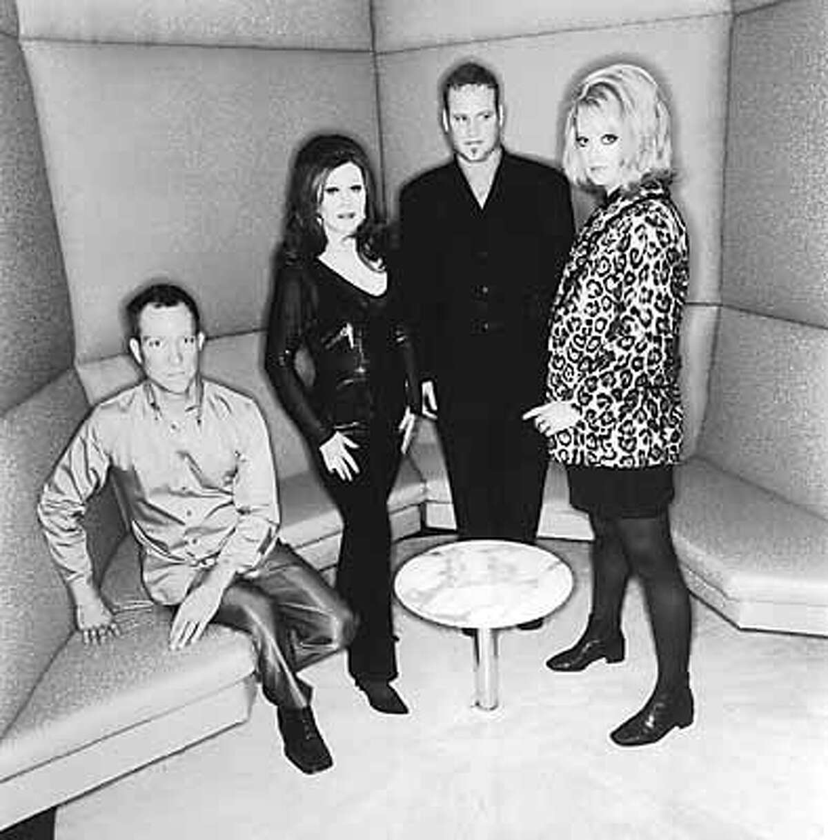 The B-52's are (from left) Fred Schneider, Kate Pierson, Keith Strickland and Cindy Wilson. Publicity photo