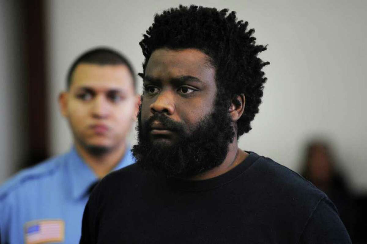 Tyree Smith is arraigned in Superior Court, on Golden Hill Street in Bridgeport, Conn., Feb. 1st, 2012. Smith is charged with the murder of Angel "Tun Tun" Gonzalez.