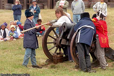 At Fort Ross, fourth-graders step back into the 1800s / Students learn by  'working' for Russians