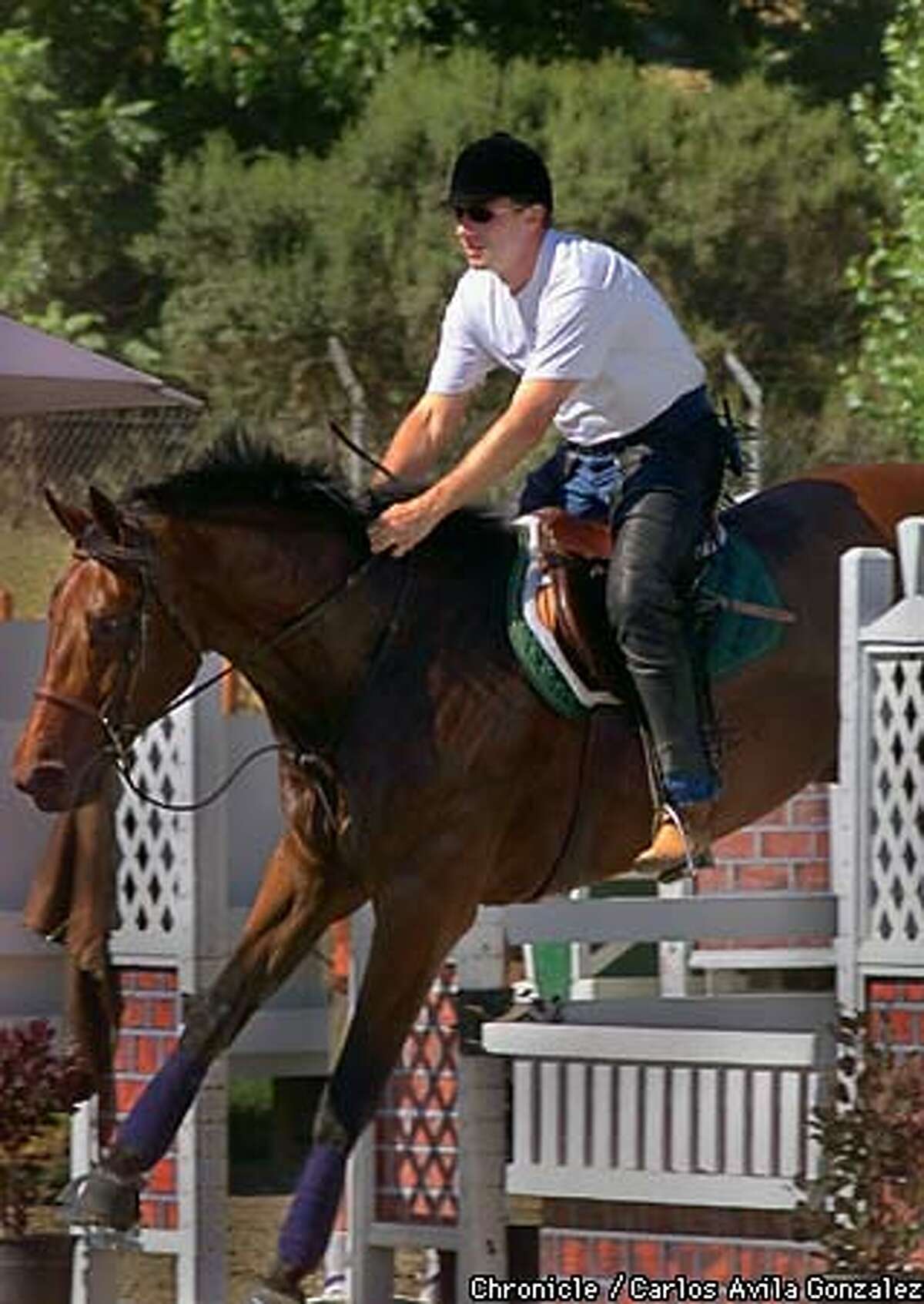 Joe's Not Just Horsing Around / Rush of riding takes ex49er to Portola