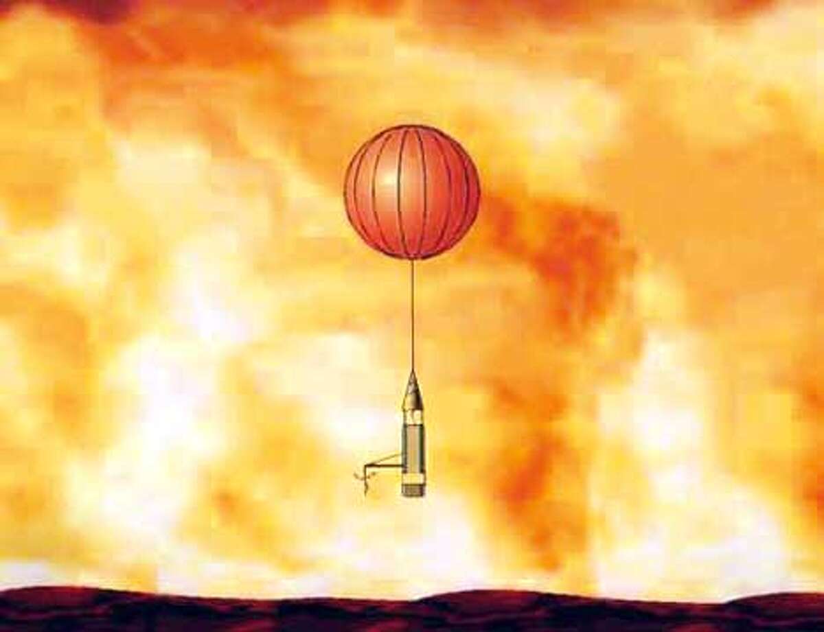 Balloons in Space / They may one day hover over Mars and Venus