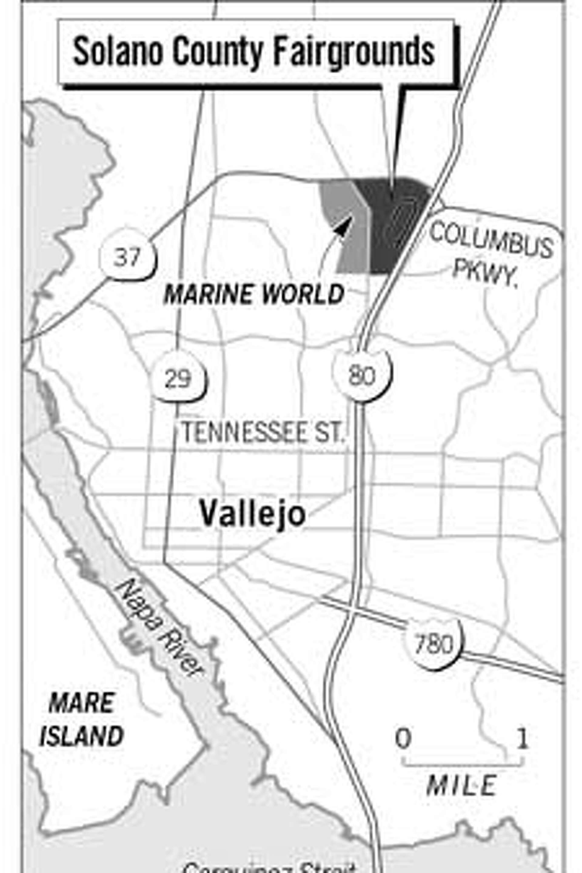 Mall Proposed for Site At Solano Fairgrounds / Vallejo favors plan but  county owns land