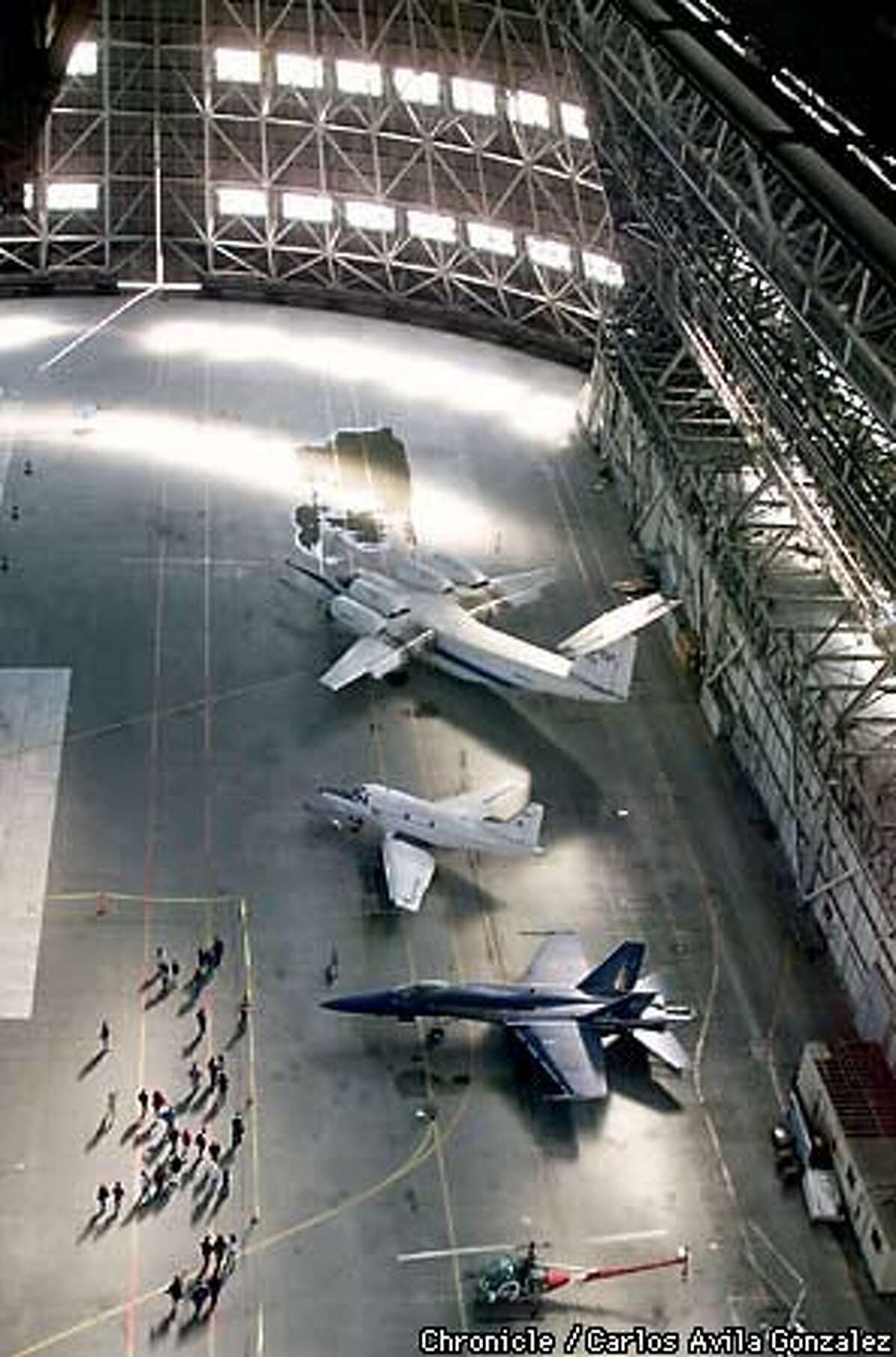 At Moffett Field, A Giant Landmark Gets a Tiny Addition