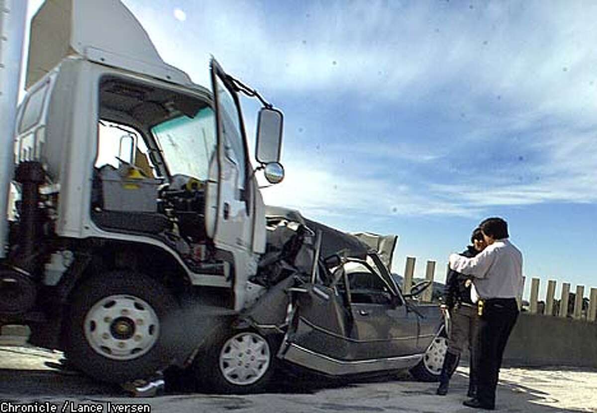 Fatal Wreck Ties Up Benicia Bridge Traffic / Martinez woman crushed in