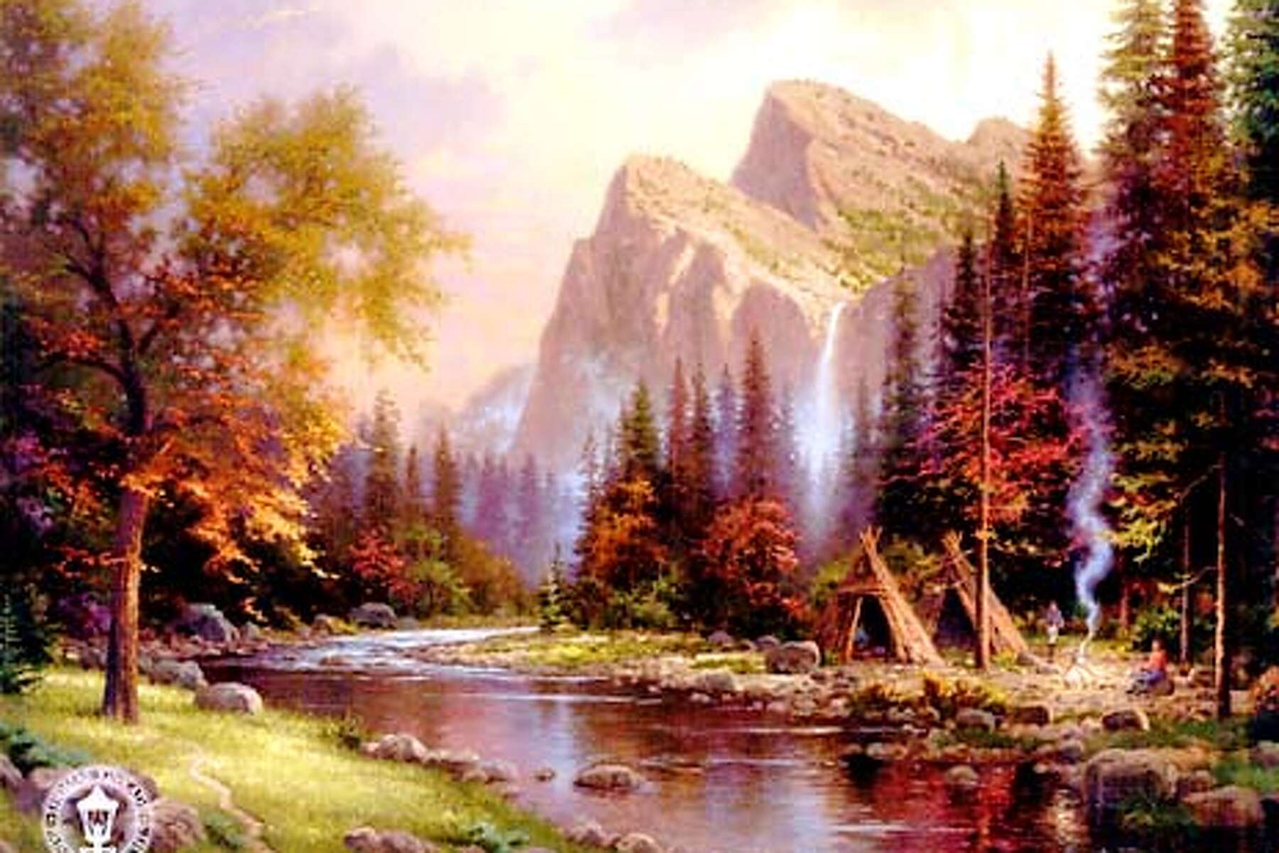 San Francisco Giants It Our Time Artwork By Thomas Kinkade Oil