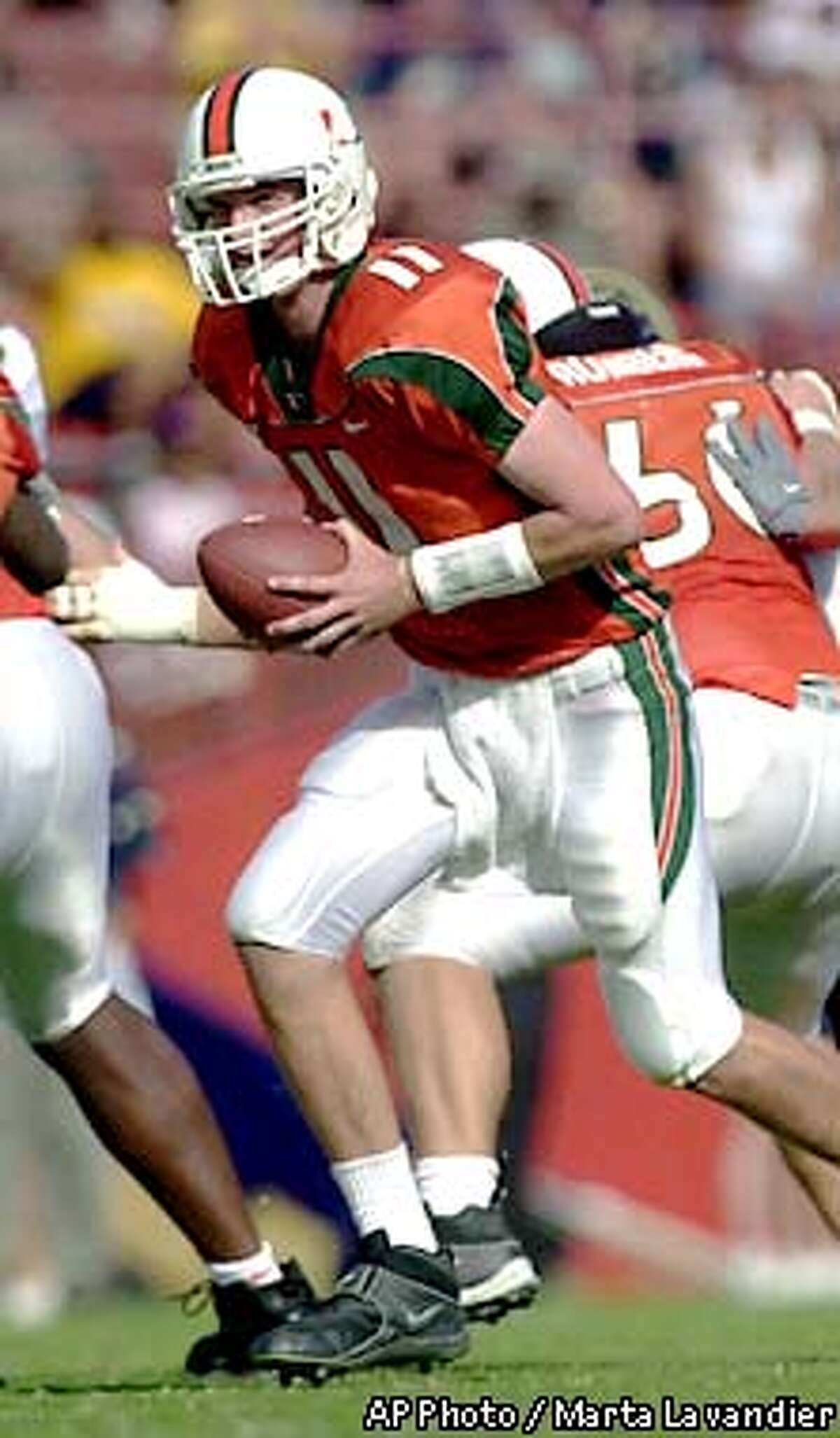 From QB, You? To QBU / Orinda's Ken Dorsey leads Miami to shot at the
