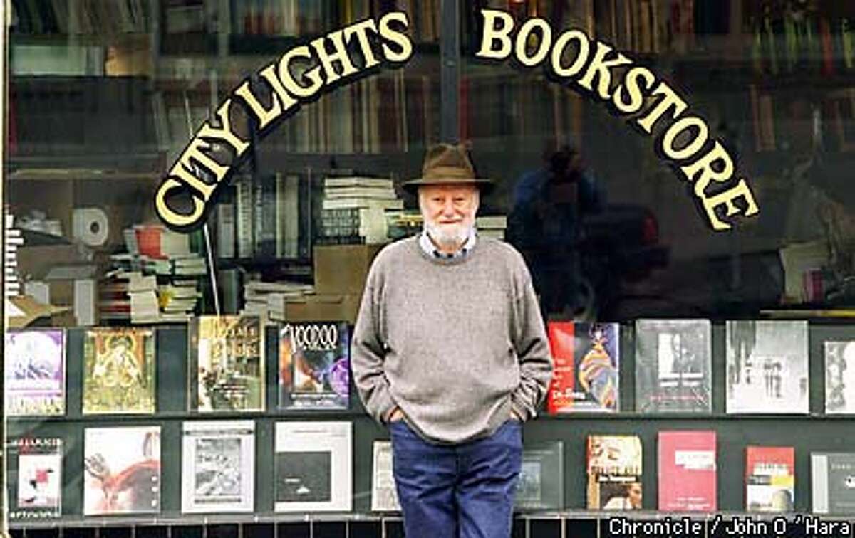 Lawrence Ferlinghetti,Poet, publisher, bookstore owner recently published 40th Anniv. of City Lights Poetry Anthology. Photo by...........John O'Hara