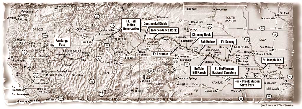 The Trek West To a New World / Retracing the route that
