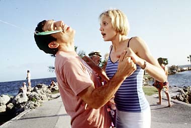 ben stiller fish hook scene Diaz Gives `Mary' Special Something / Lowbrow antics made doubly funny