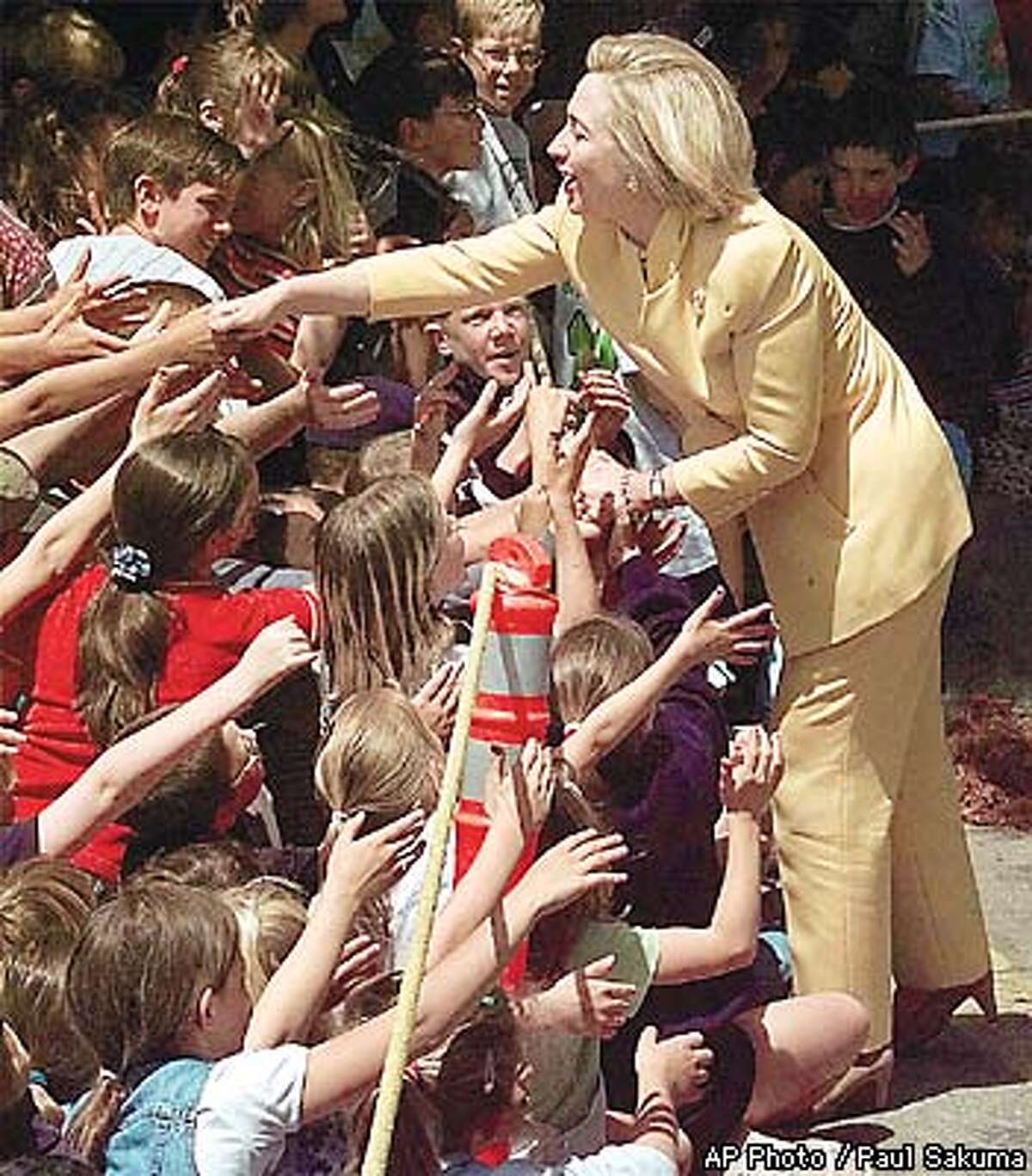 Boxer Makes Most of Hillary Clinton's Bay Area Visit / Child care, kids