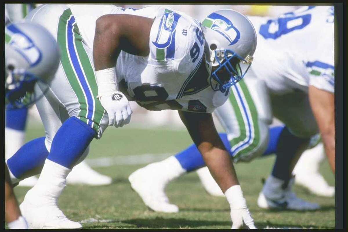 Defensive tackle Cortez Kennedy of the Seattle Seahawks looks on News  Photo - Getty Images