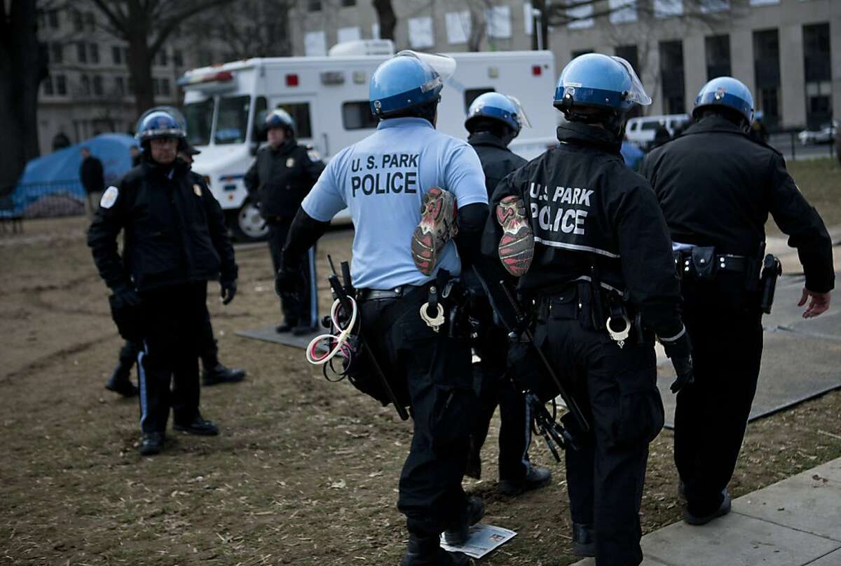 Police Clear Occupy Dc Tents From Washington Park 