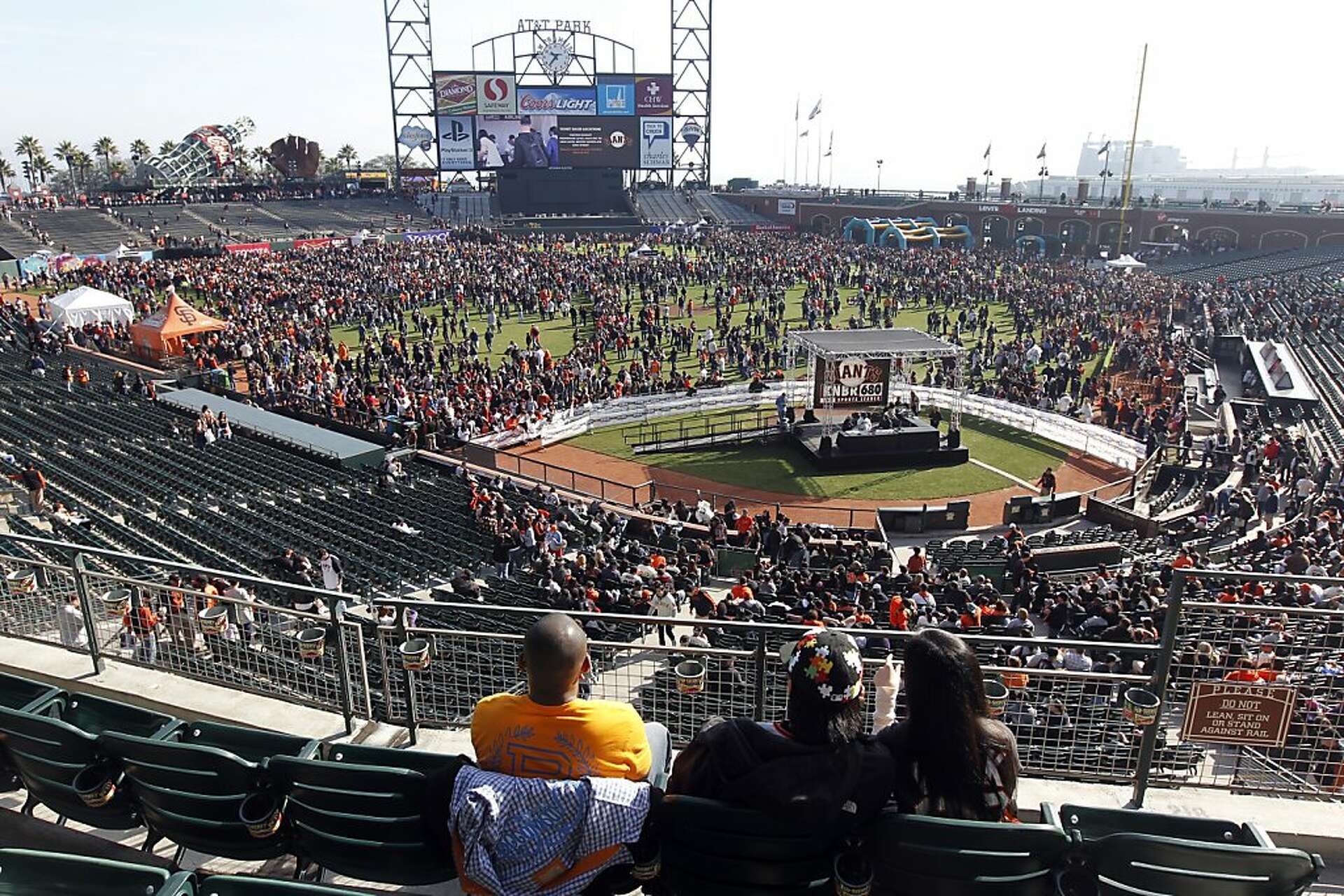 AT&T Park's home advantage for special events