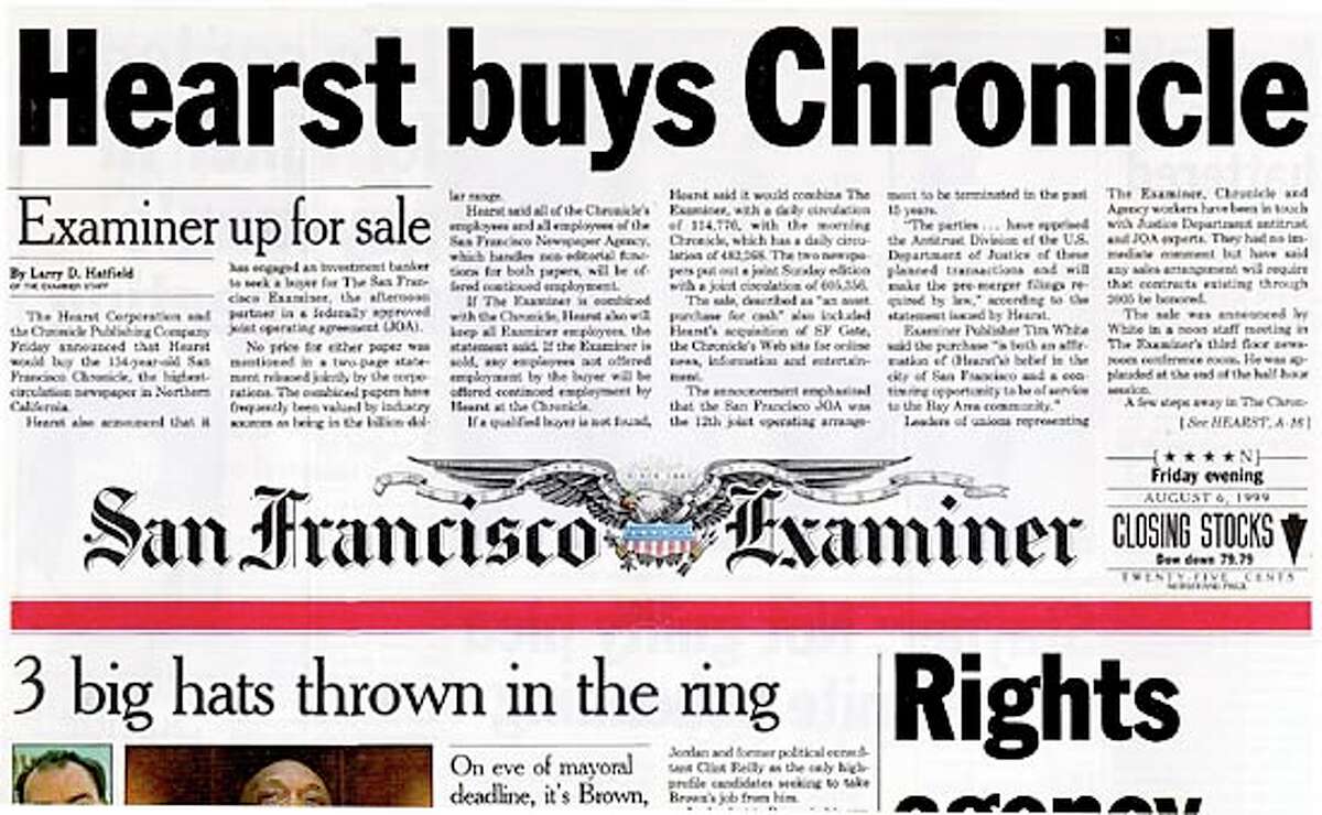 Hearst buys Chronicle