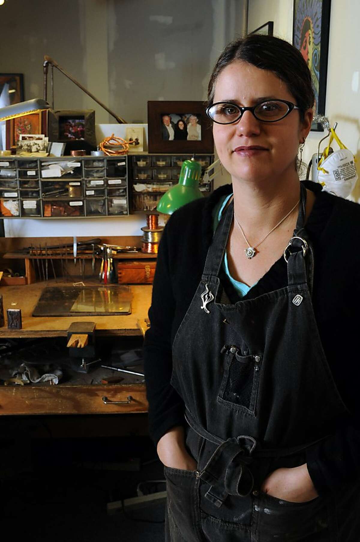 Aimee Golant, a sixth-generation metalsmith and jeweler, is part of a collective of Jewish women artist who created the Women's Torah Project. The Torah is the first known to be scribed entirely by women.