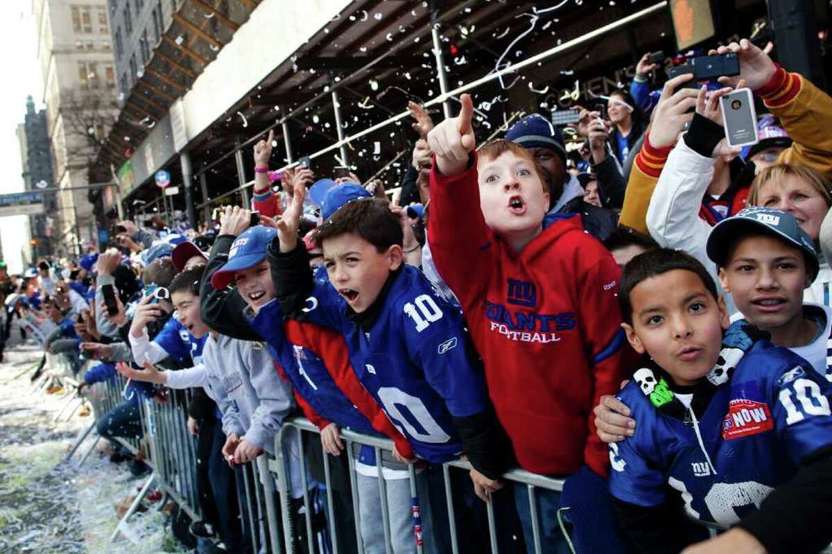 New York celebrates Giants' Super Bowl victory