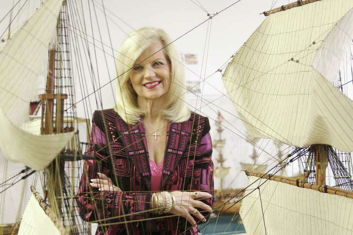 Diane Lipton, new director of the Houston Maritime Museum, poses for a photo. Photo by Pin Lim.