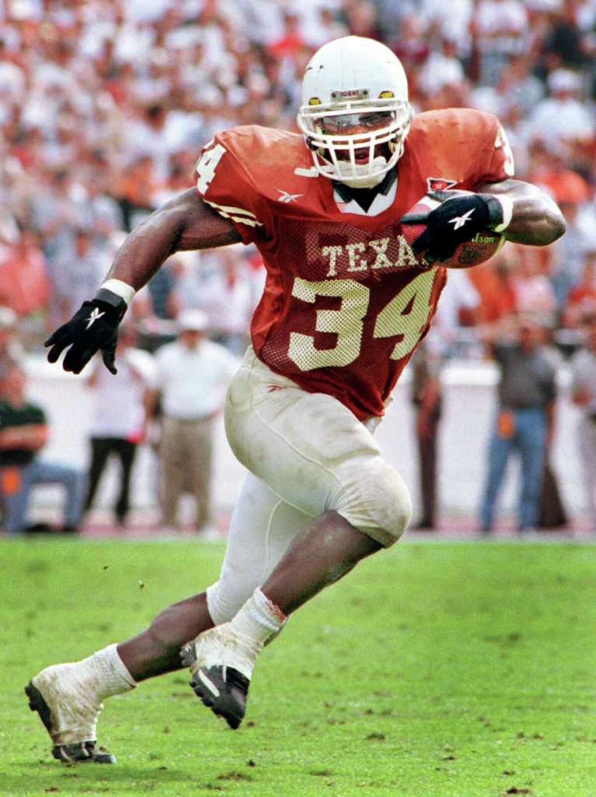 RICKY WILLIAMS, #34, Texas Longhorns running back. PHOTO: Special to the Express-News (from UT photos)
