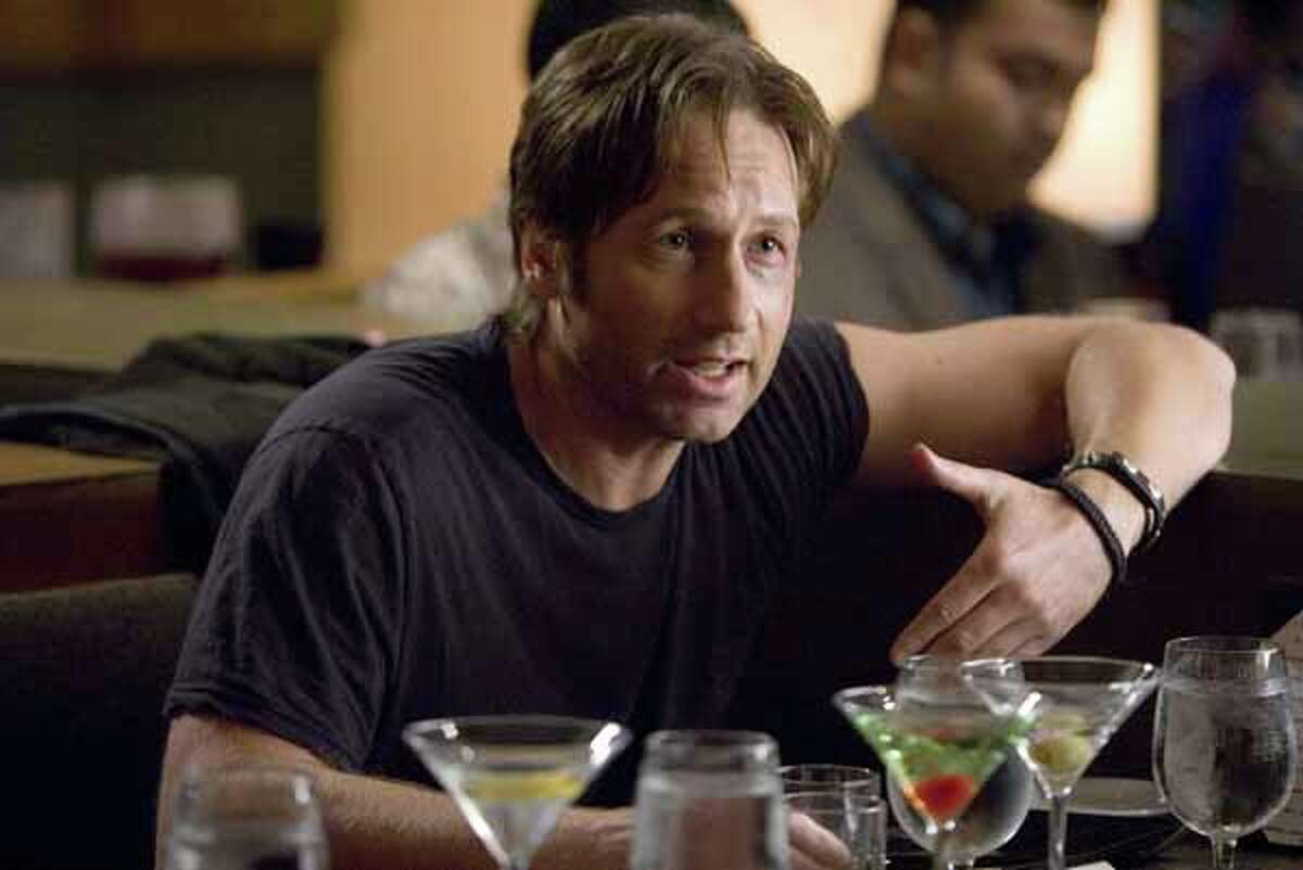 This undated photo, provided by Showtime, shows actor David Duchovny in the new Showtime series "Californication," a comedy-drama set in Los Angeles and premiering Aug. 13, 2007.