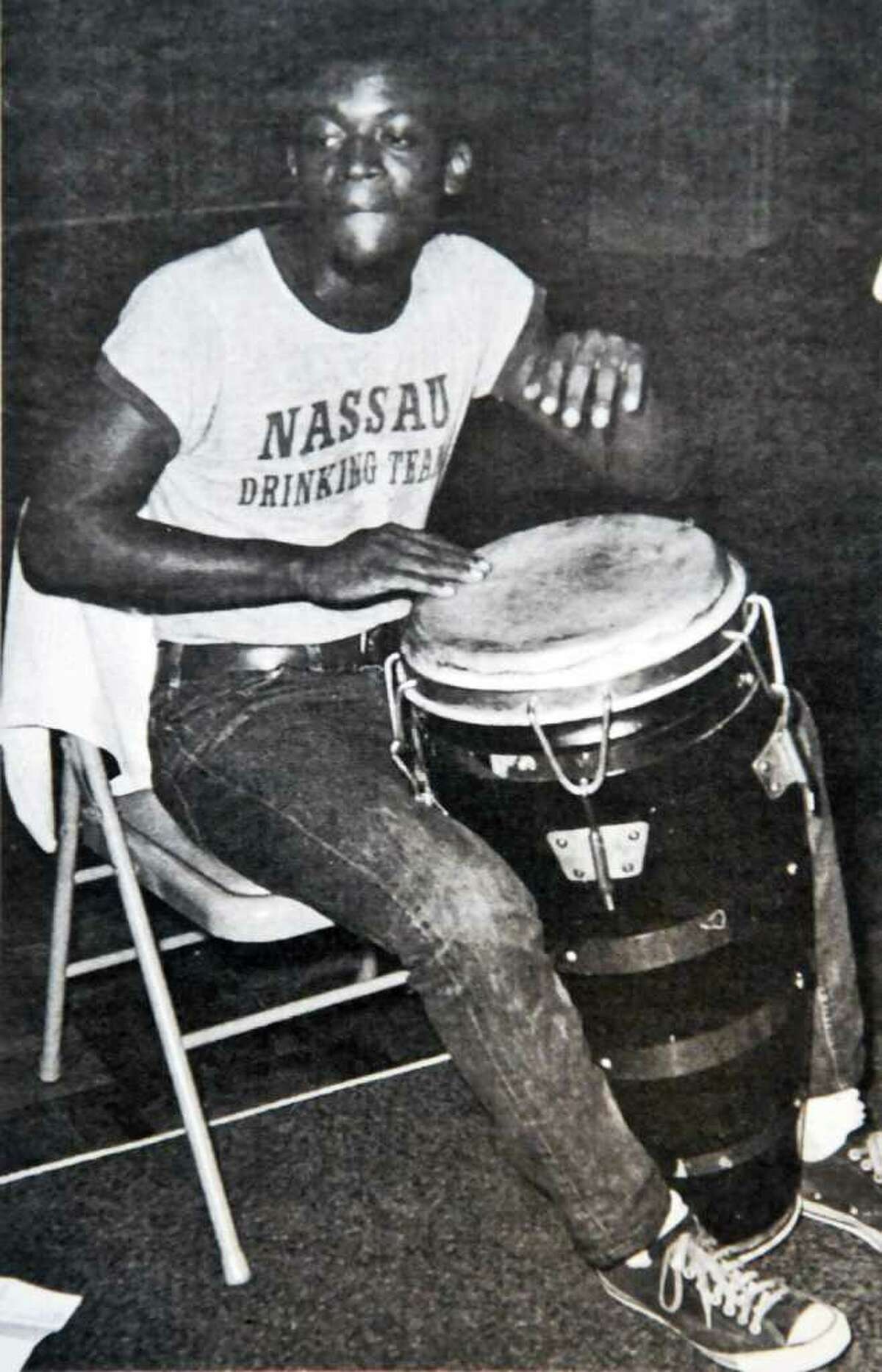 Photo courtesy of Eddie Ade Knowles: Eddie Ade Knowles, now a vice president at RPI as an original member of Gil Scott-Heron's band .