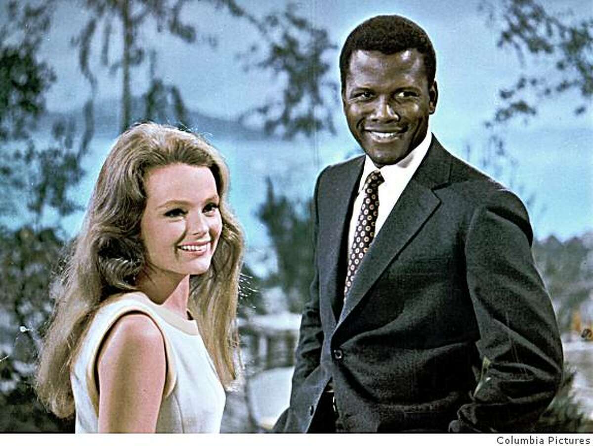 Katharine Houghton and Sidney Poitier star in Columbia Pictures "Guess Who's Coming to Dinner." Photo credit: Columbia Pictures
