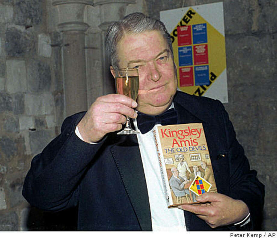 Thirst Practical Advice From An Everyday Drinker Sfgate Sir Kingsley Amis Celebrates In London Oct 22 1986 When He Was Awarded Britain S