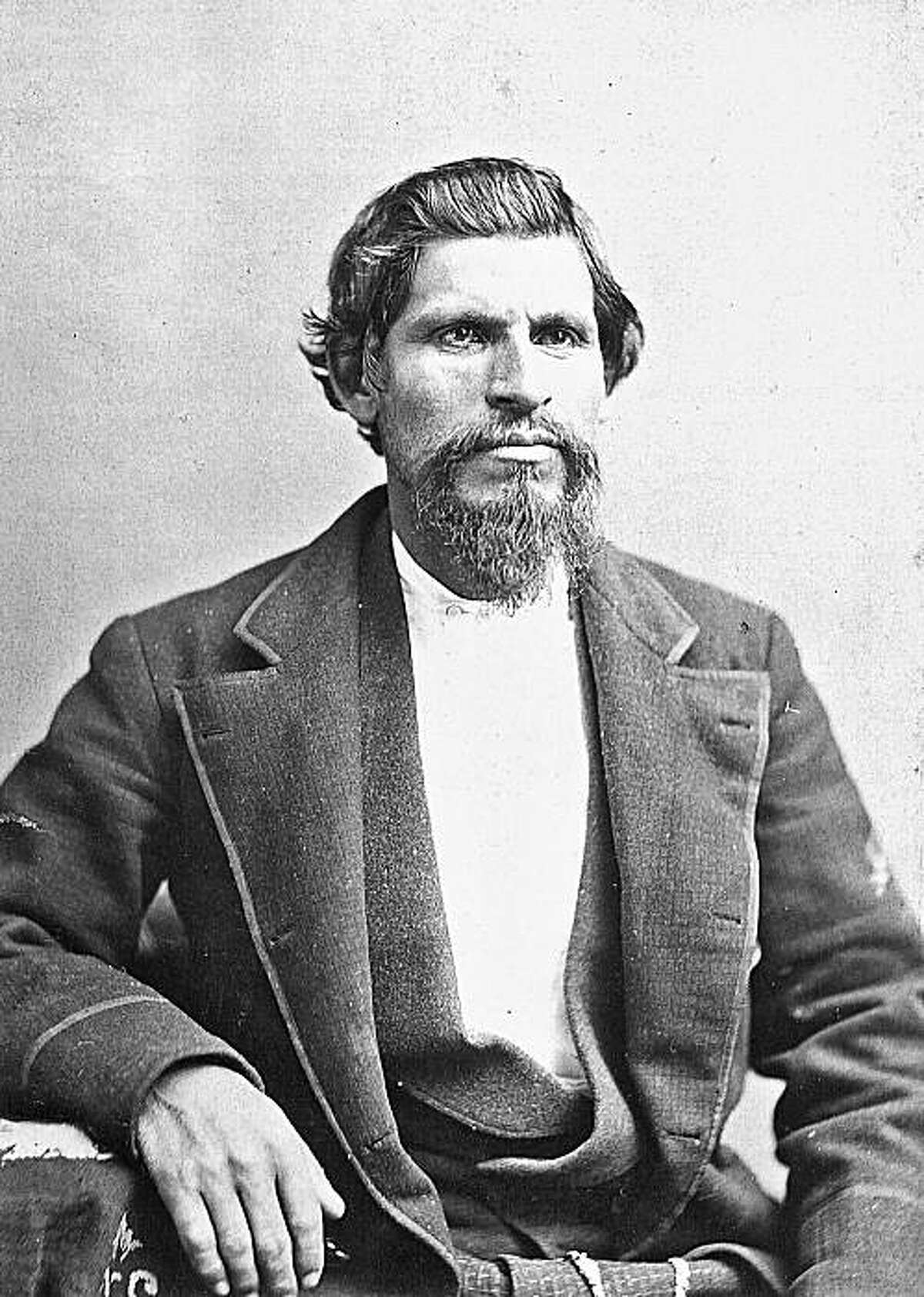 Tiburcio Vasquez，著名的加州强盗，摄于1874年。