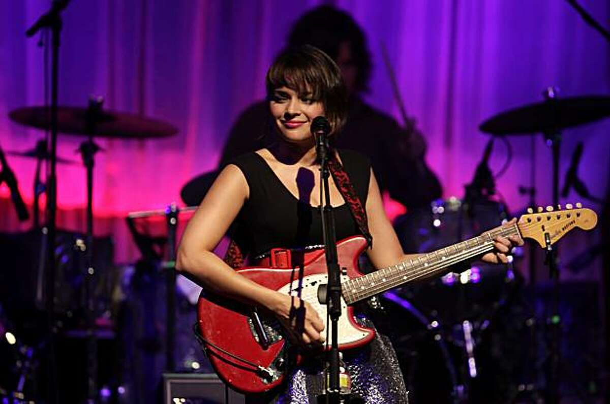 Norah Jones plays an intimate concert, Wednesday April 21, 2010 to a sold out crowd at the Fillmore in San Francisco, Calif. The concert was to introduce her new album and to launch her major arena tour.