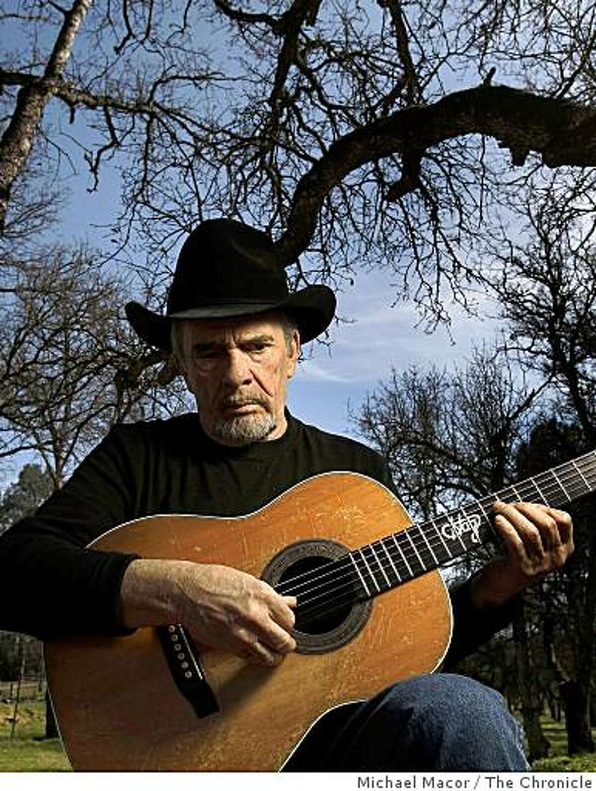 Country star Merle Haggard stands tall